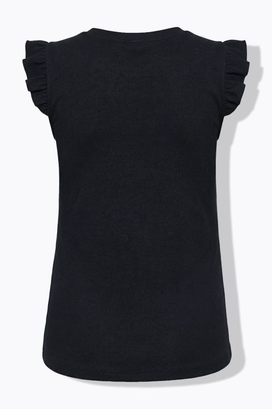 Ruffled Acid Washed Tank