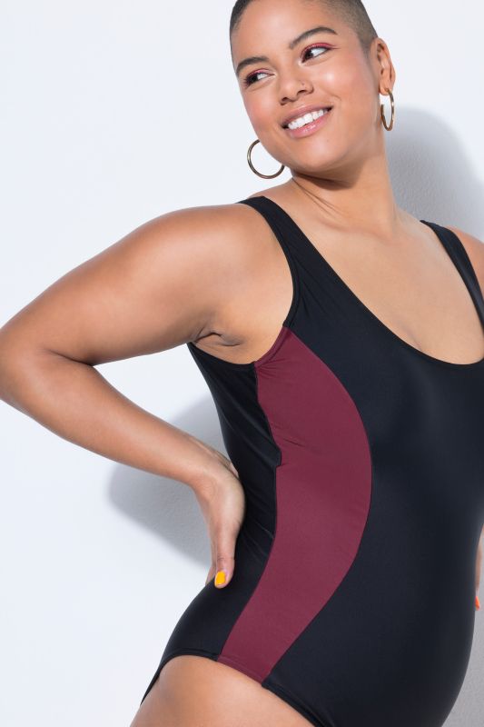 Illusion Panel One Piece Swimsuit