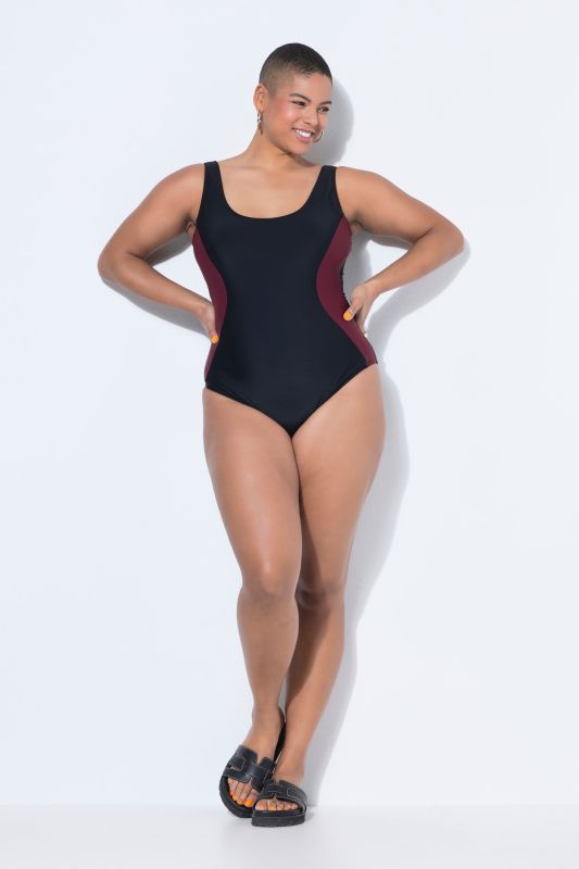 Illusion Panel One Piece Swimsuit