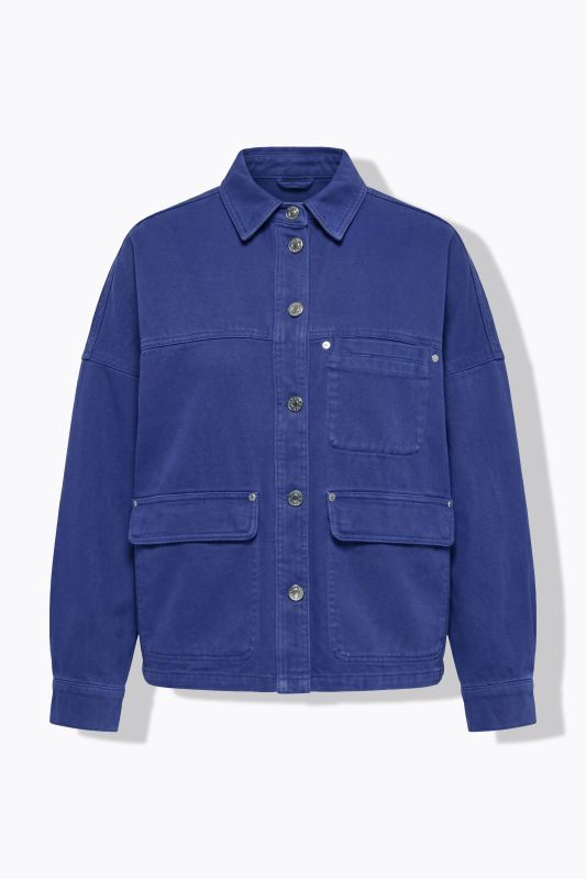 Яке дънково с метални копчета