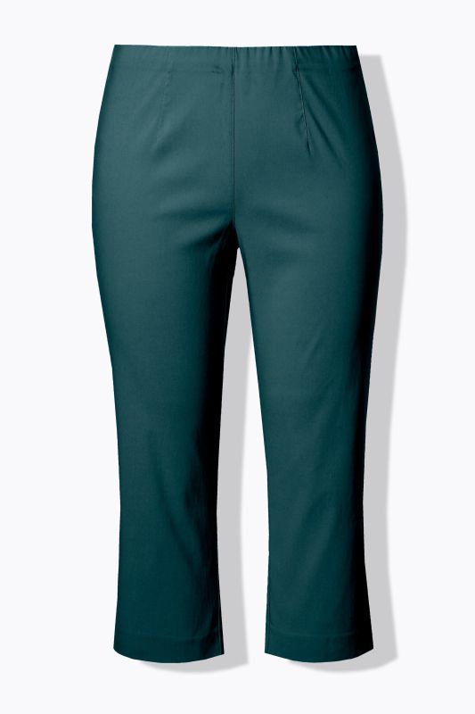 Stretch Basic Bengaline Capri Pants