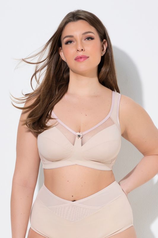 Illusion Mesh Support Bra