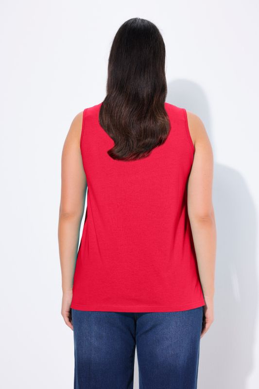 V-Neck Classic Fit Cotton Tank