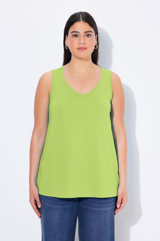 V-Neck Classic Fit Cotton Tank