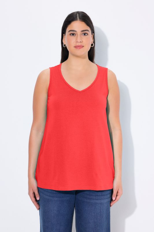 V-Neck Classic Fit Cotton Tank