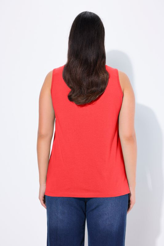 V-Neck Classic Fit Cotton Tank