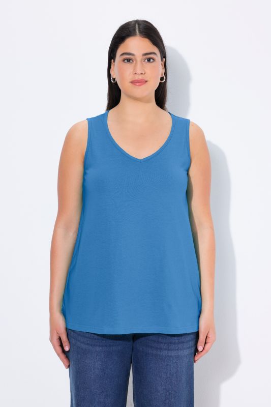 V-Neck Classic Fit Cotton Tank