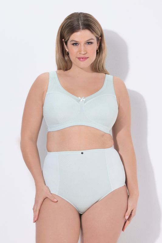 Jacquard Dot Wirefree Kelly Fit Support Bra