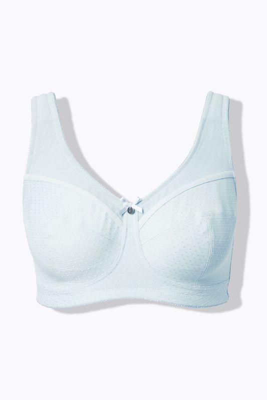 Jacquard Dot Wirefree Kelly Fit Support Bra