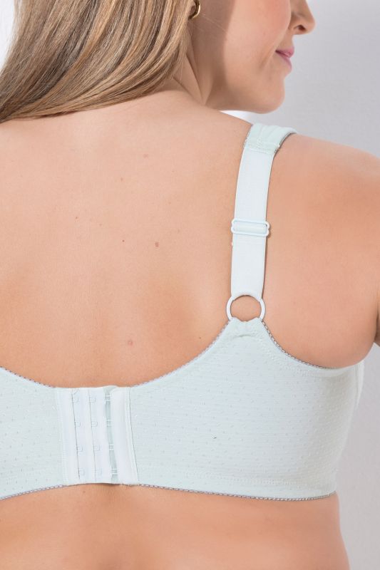 Jacquard Dot Wirefree Kelly Fit Support Bra