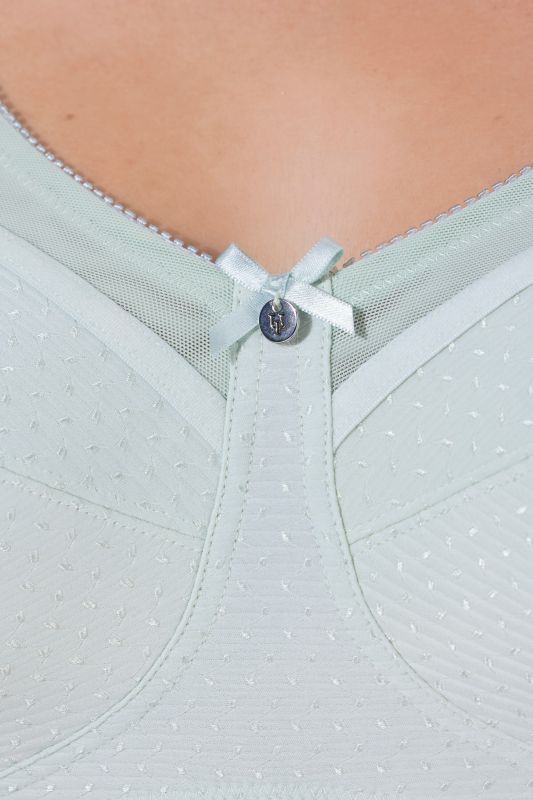 Jacquard Dot Wirefree Kelly Fit Support Bra