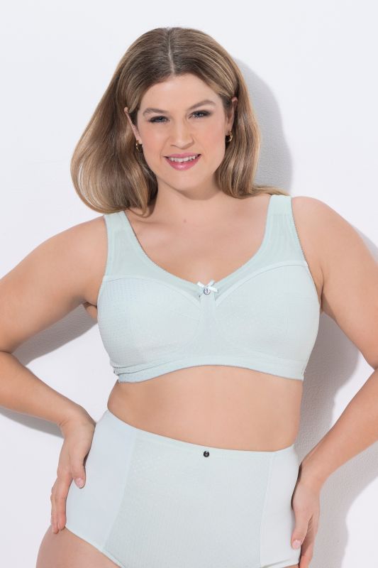 Jacquard Dot Wirefree Kelly Fit Support Bra