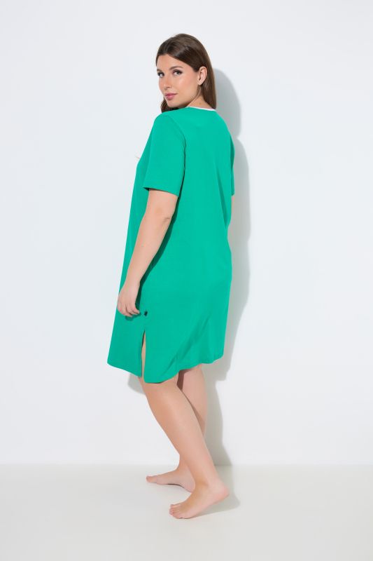 2 Pack of Cotton Sleep Tees - Zig Zag, Solid