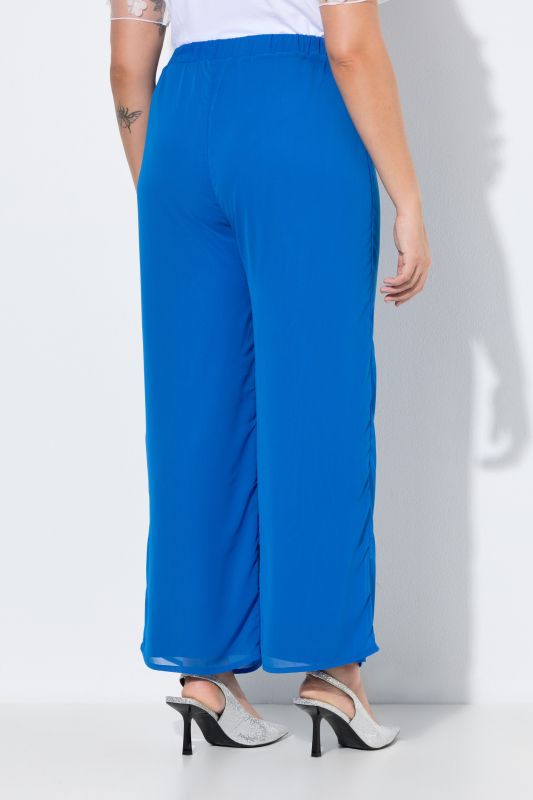 Layered Chiffon Wide Leg Pants