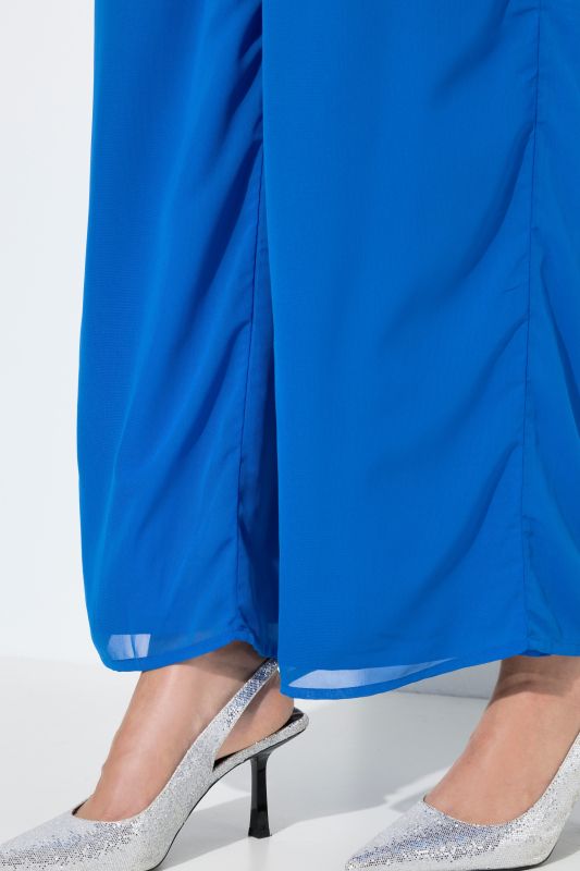 Layered Chiffon Wide Leg Pants