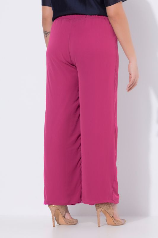 Layered Chiffon Wide Leg Pants
