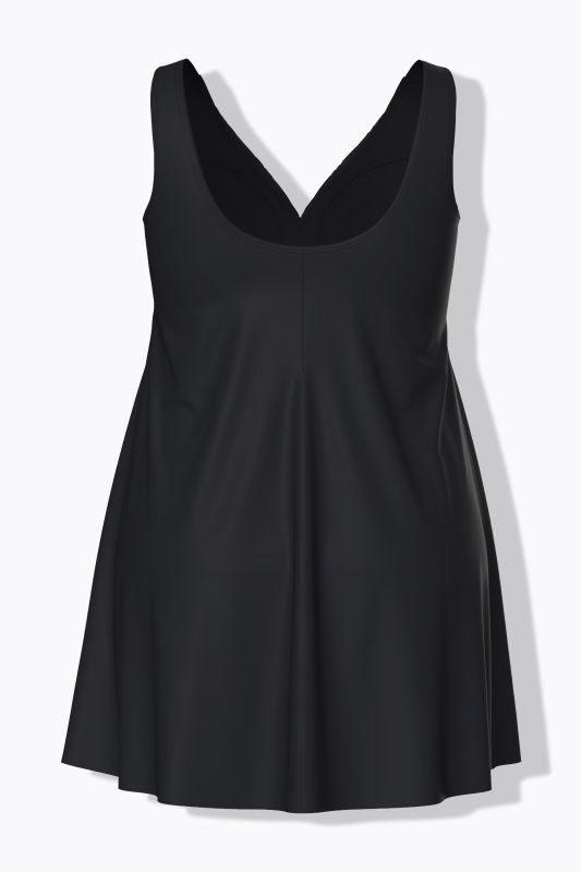 Sweetheart Neckline Fringe Detail Underwire Swim Dress