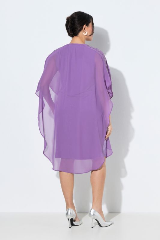 Chiffon Cape Dress