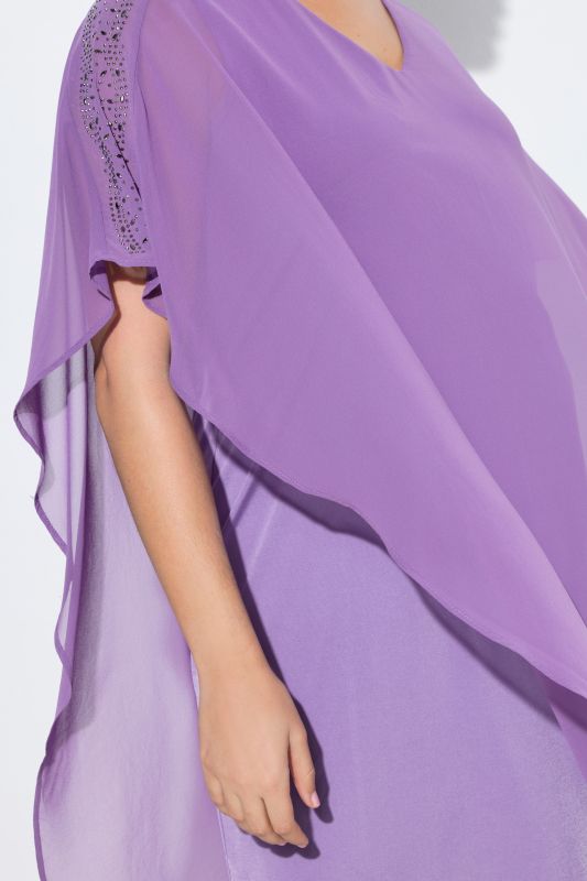 Chiffon Cape Dress