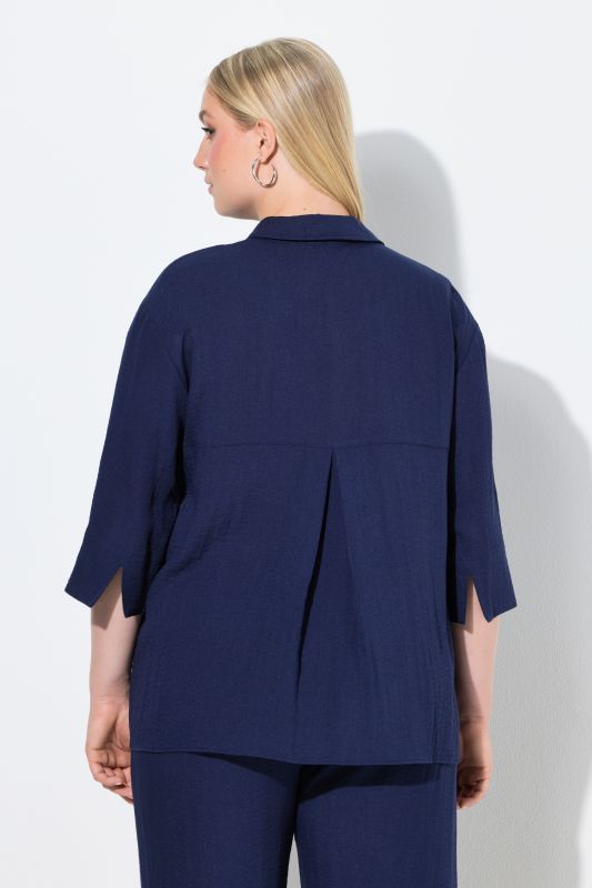 Риза с 3/4 ръкави