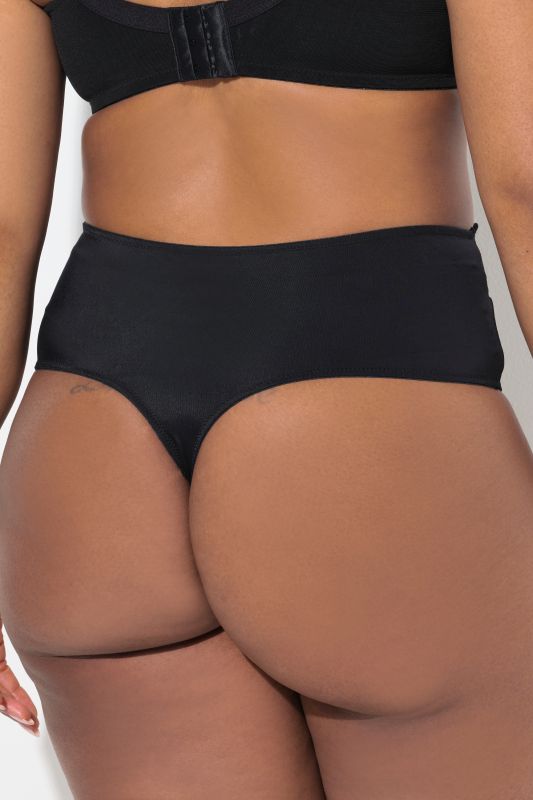 TRUYOU Thong Panties, Lace, Microfiber