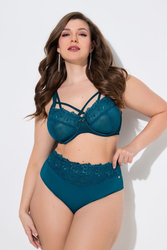 TRUYOU Thong Panties, Lace, Microfiber