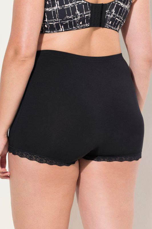 3 Pack of Boyshorts- Lace and Stripes