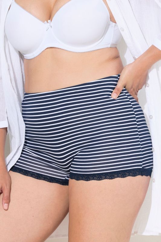 3 Pack of Boyshorts- Lace and Stripes