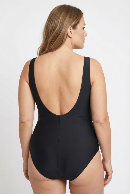Mixed Texture O-Ring Swimsuit