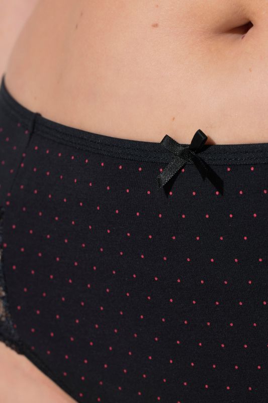 3 Pack Lace Trim Comfort Briefs