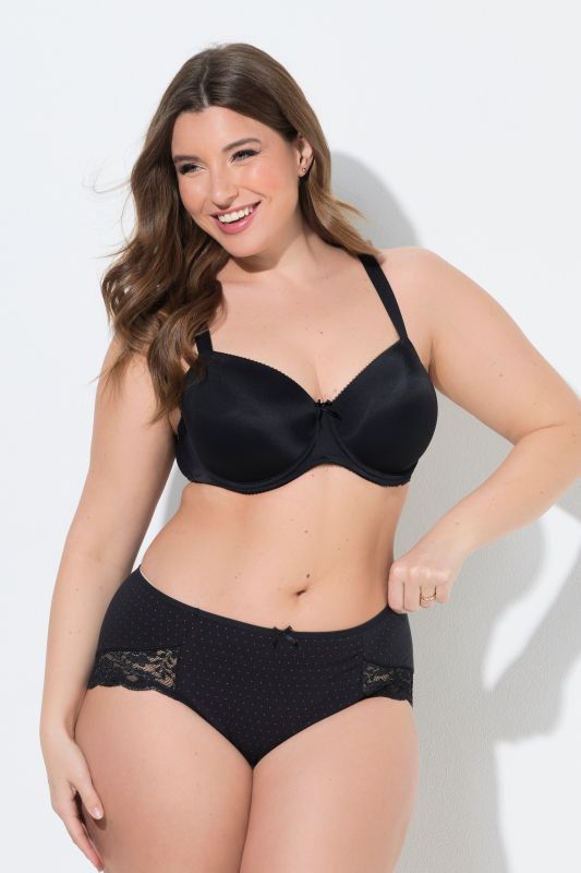 3 Pack Lace Trim Comfort Briefs