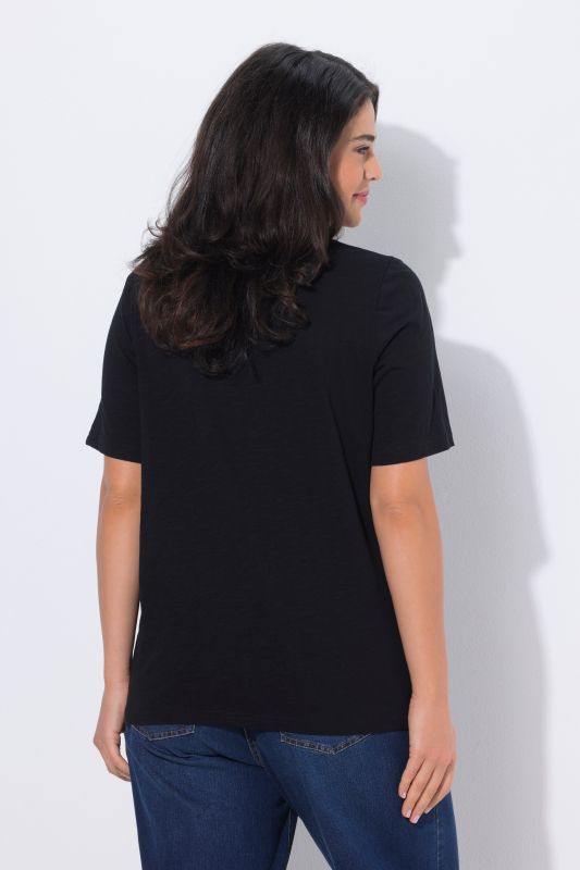 Тениска с надпис Smile