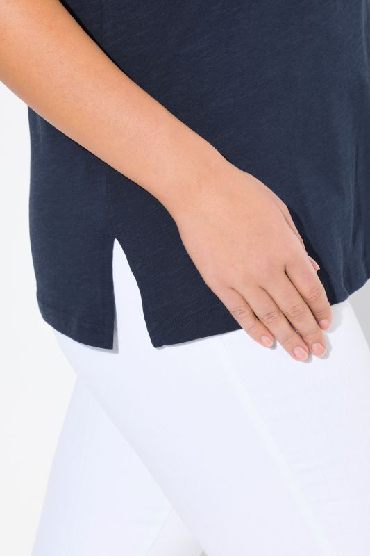 Тениска с надпис Smile