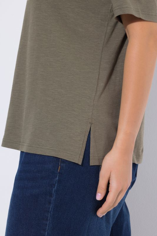 Тениска с надпис Smile