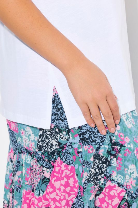 Тениска с надпис Smile