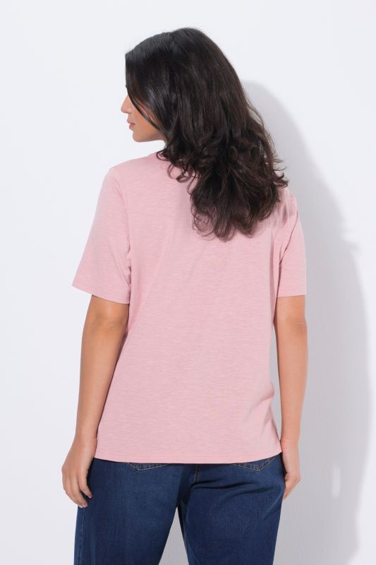 Тениска с надпис Smile