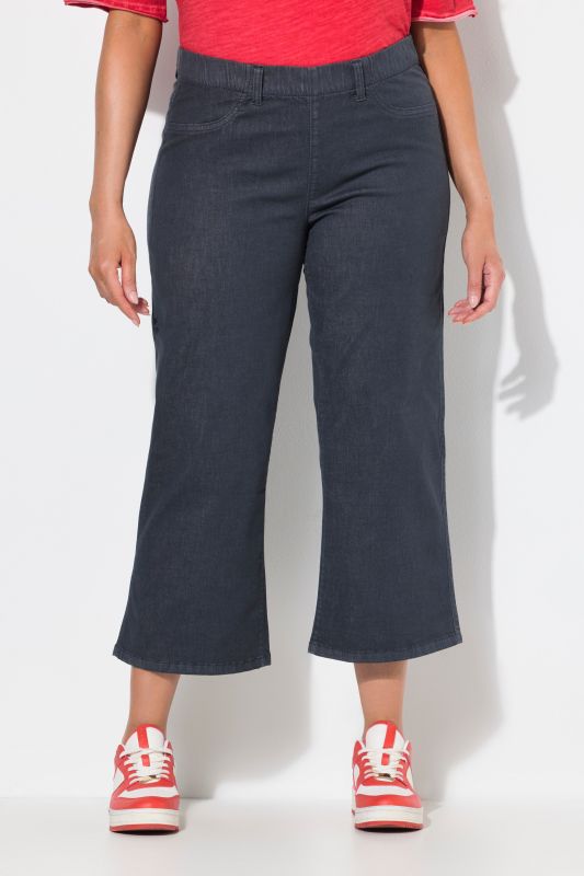 Wide Leg Twill Mary Fit Culottes