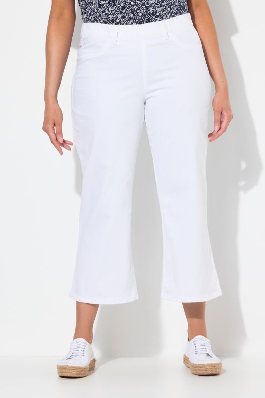 Wide Leg Twill Mary Fit Culottes