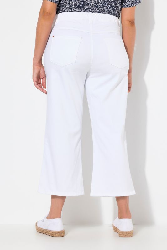 Wide Leg Twill Mary Fit Culottes