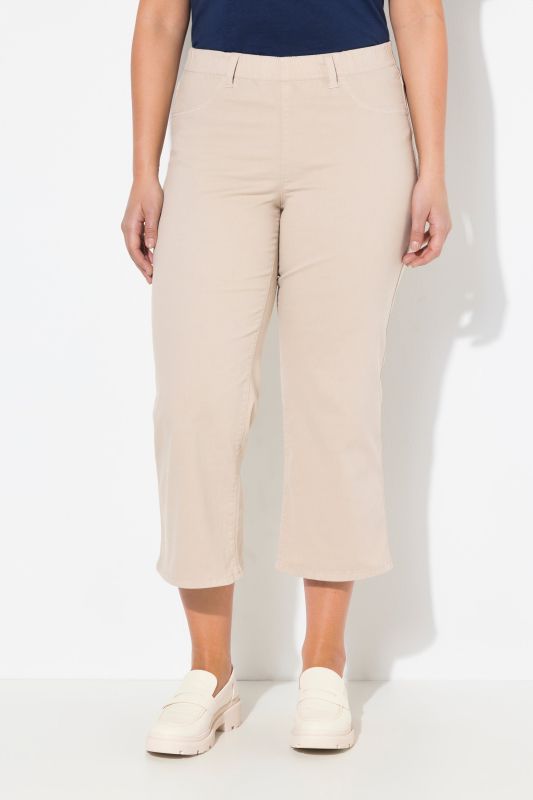 Wide Leg Twill Mary Fit Culottes
