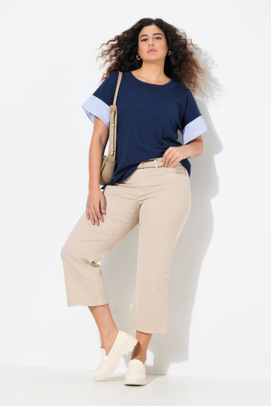 Wide Leg Twill Mary Fit Culottes