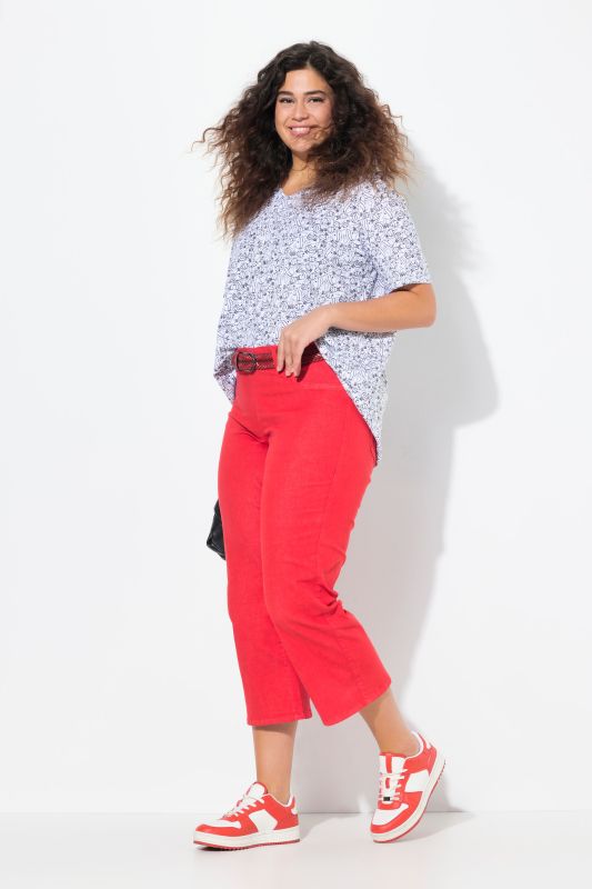 Wide Leg Twill Mary Fit Culottes