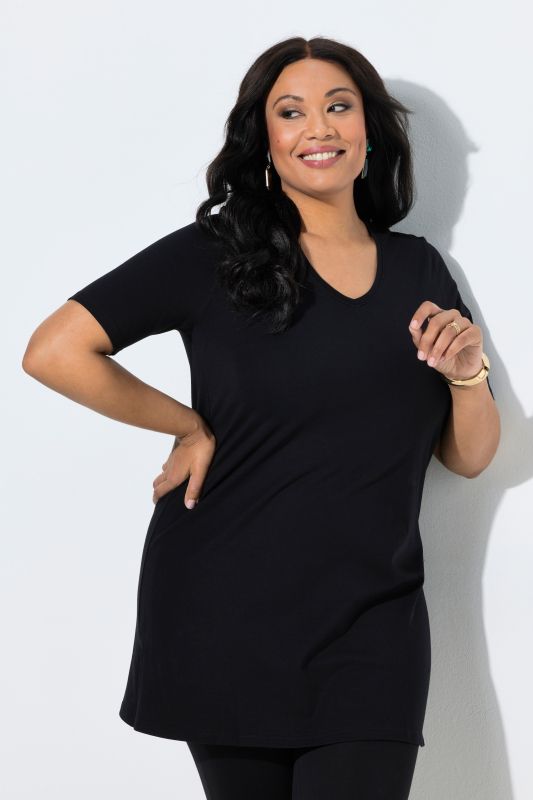 Туника с къси ръкави