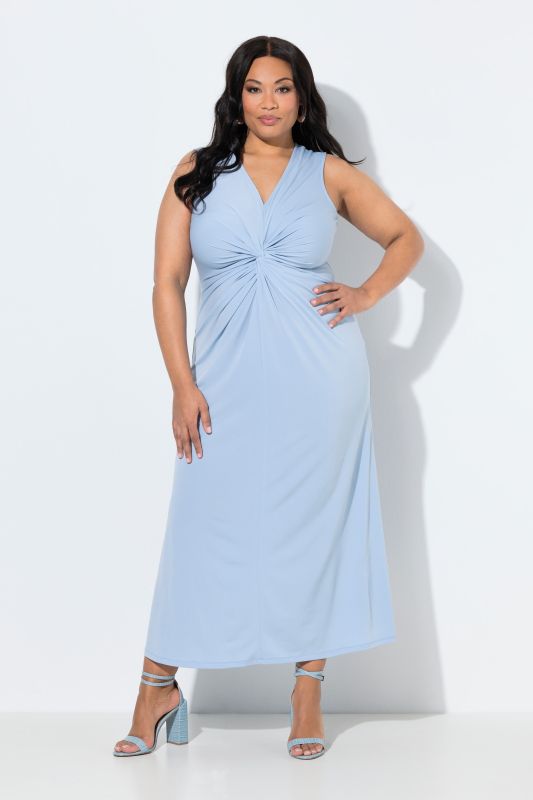 Stretch Jersey Sleeveless Maxi Dress