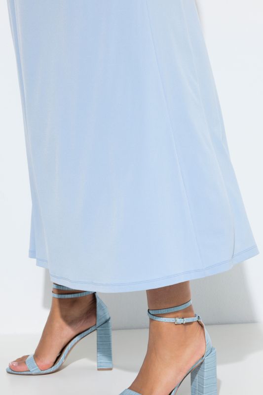 Stretch Jersey Sleeveless Maxi Dress