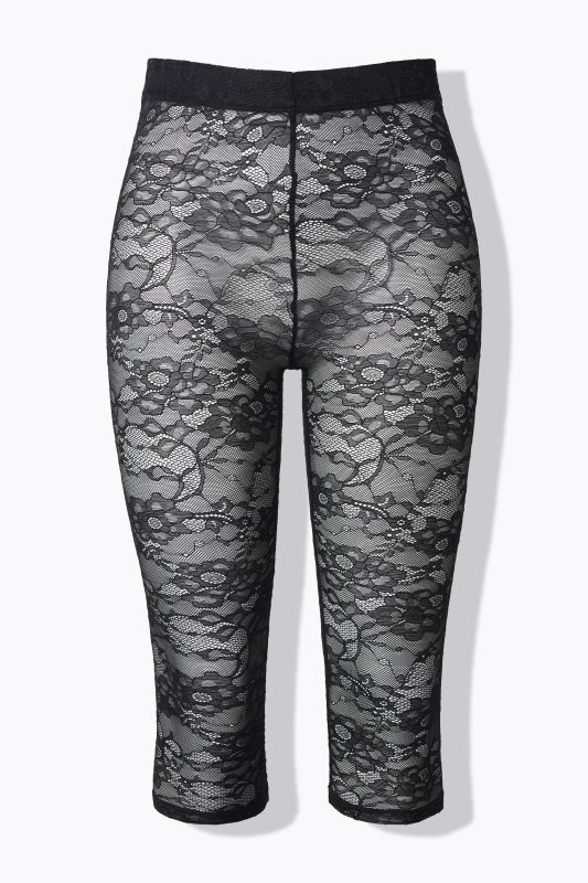 Floral Lace Capri Leggings