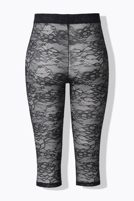 Floral Lace Capri Leggings