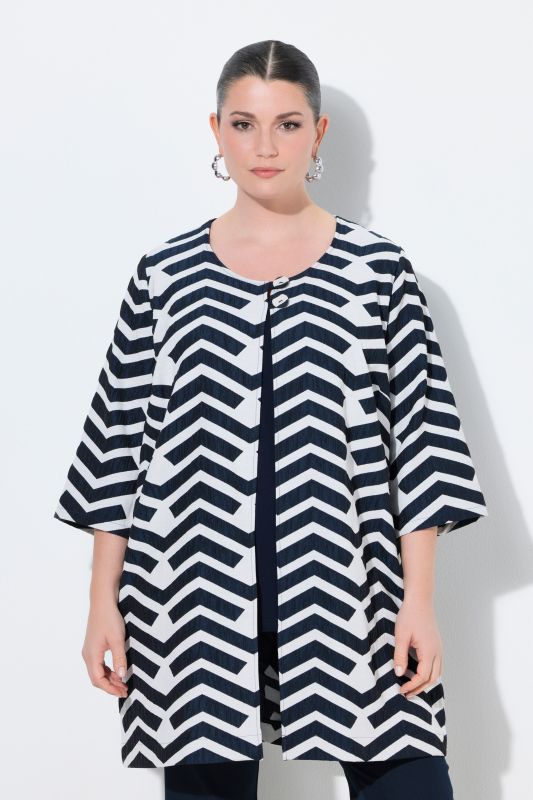 Яке с геометричен принт