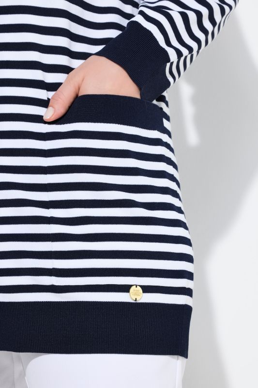 Жилетка с хоризонтални райета