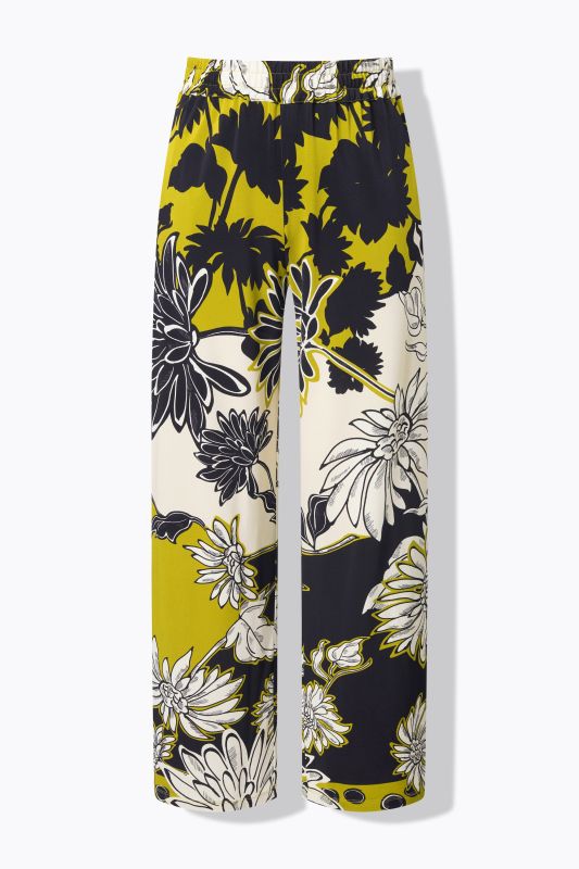 Vibrant Flower Print Pants